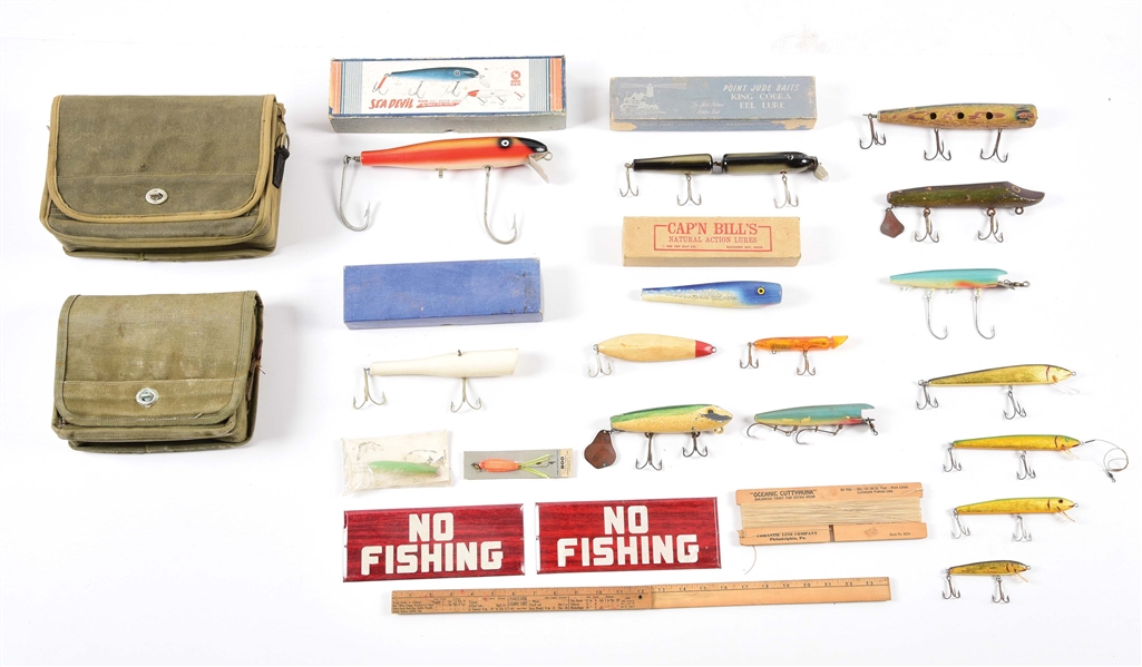 LOT OF MISC. FISHING ITEMS.