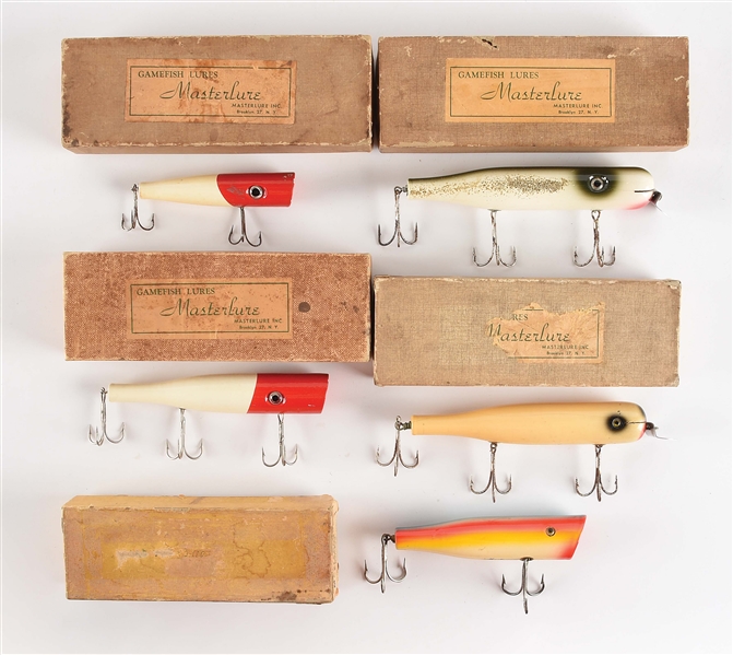 LOT OF 5: MASTERLURE LURES.