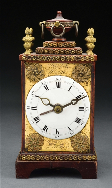 C. H. WEISSE SMALL CLOCK.