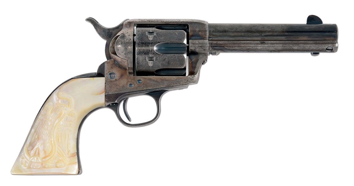 (A) BLACKPOWDER COLT FRONTIER SIX SHOOTER SINGLE ACTION ARMY REVOLVER