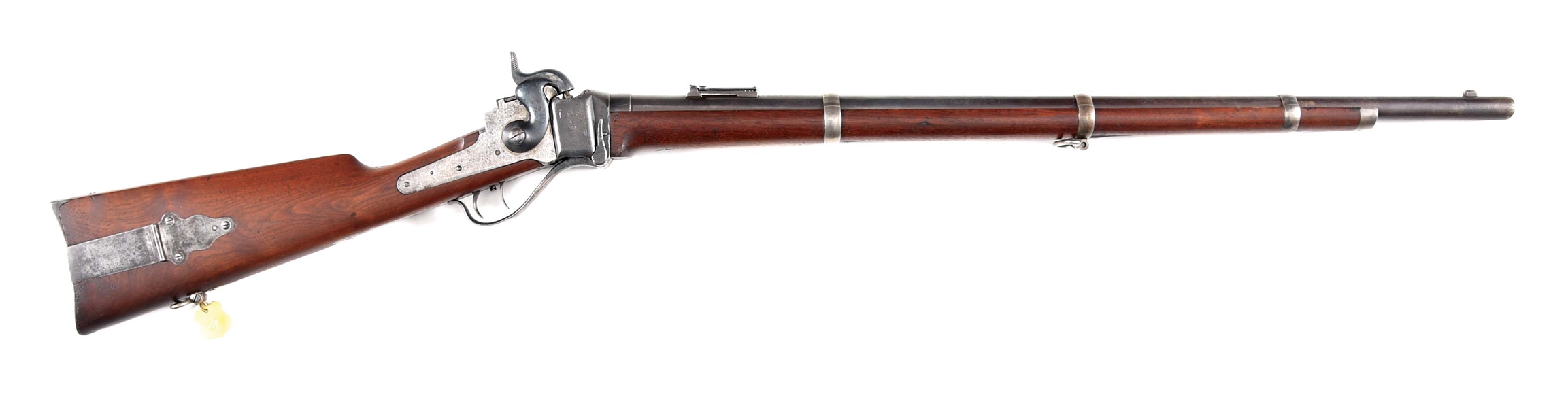 (A) SHARPS BERDAN MODEL 1859 SINGLE SHOT RIFLE.