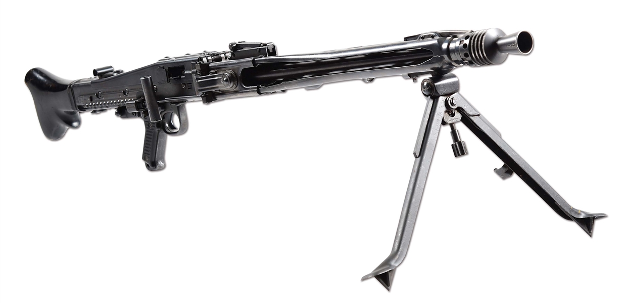 (N) ICONIC WW2 GERMAN MAUSER MANUFACTURED MG-42 MACHINE GUN (CURIO AND RELIC).