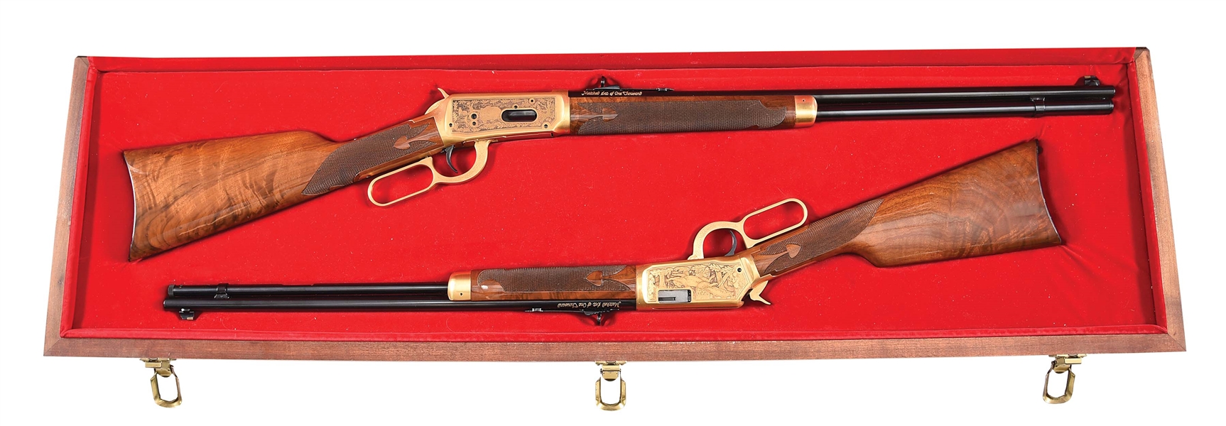 (M) LOT OF 2: CASED MATCHED SET OF 1 OF 1000 WINCHESTER 1894 AND 9422 LEVER ACTION RIFLES.