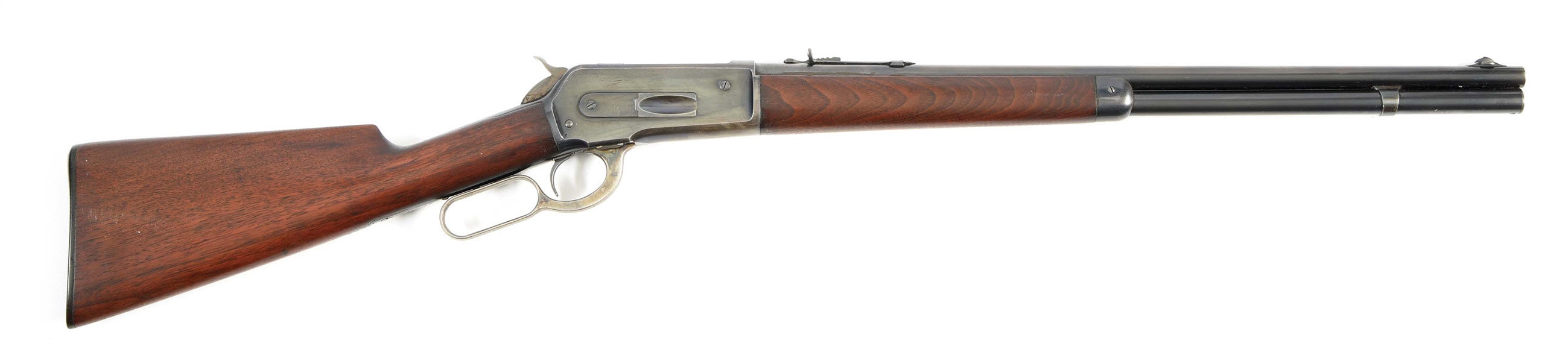 (C) SPECIAL ORDERED WINCHESTER MODEL 1886 LIGHTWEIGHT SHORT RIFLE IN .45-70