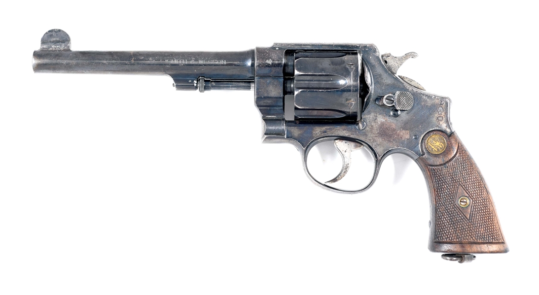 (C) SMITH & WESSON .455 SPECIAL 2ND MODEL HAND EJECTOR REVOLVER.