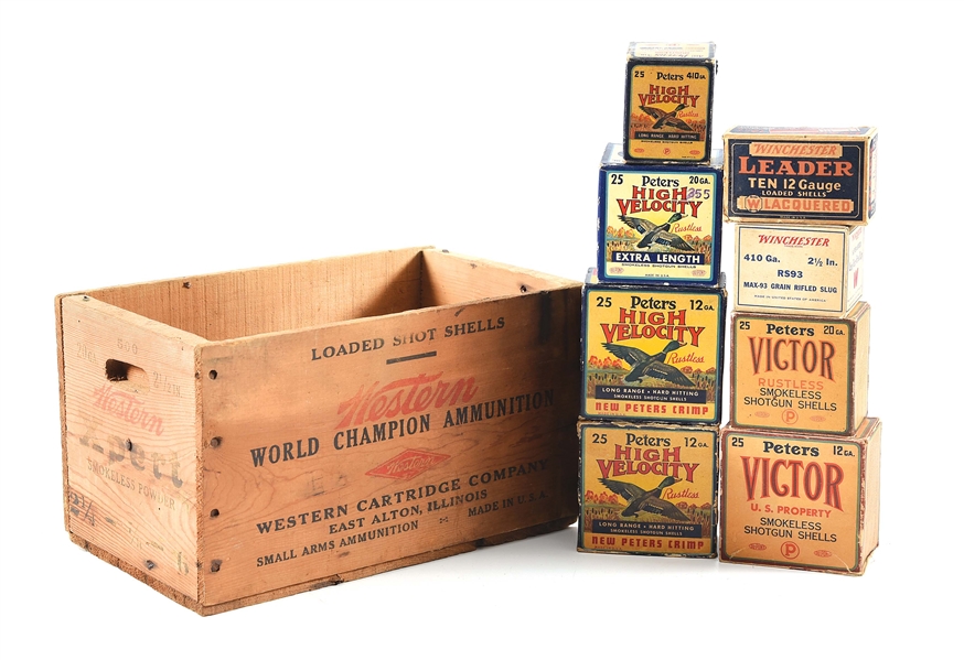 LOT OF 9: BOXES OF AMMUNITION