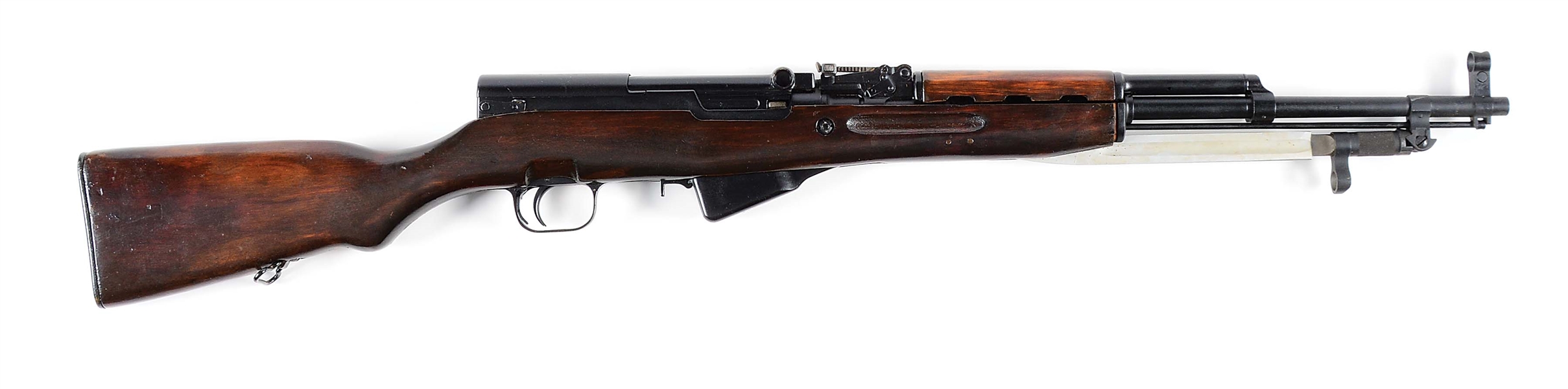 (C) RUSSIAN TULA SKS SEMI AUTOMATIC RIFLE.