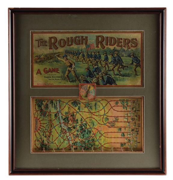 FRAMED ROUGH RIDERS GAME