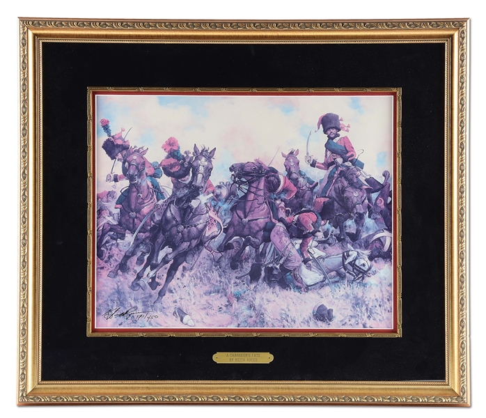 LIMITED EDITION KEITH ROCCO PRINT "A CHASSEURS FATE".