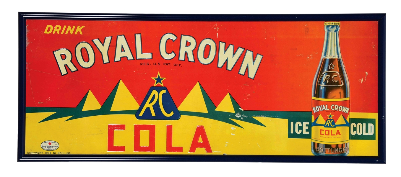 ROYAL CROWN COLA SIGN.