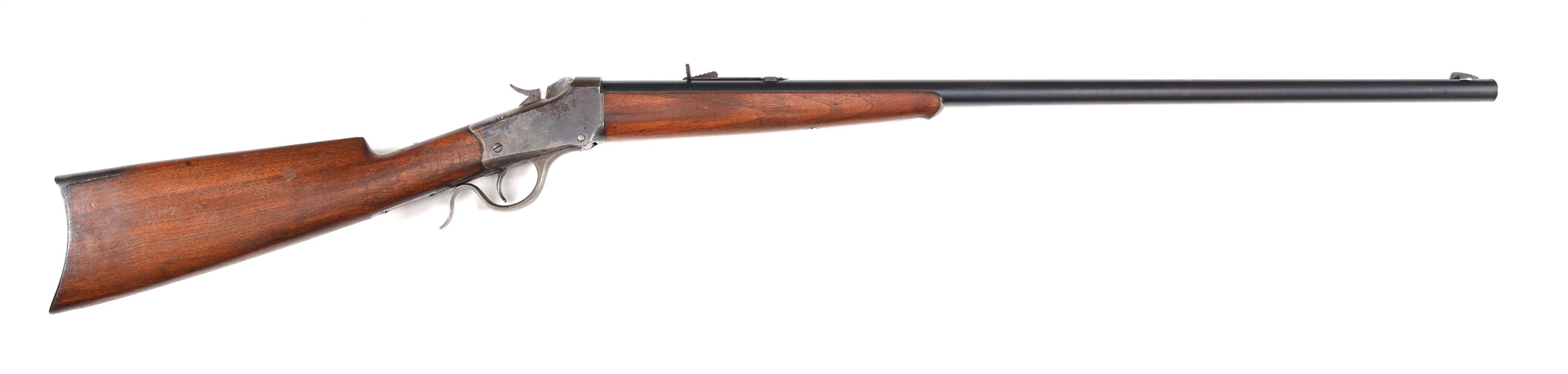 (A) WINCHESTER 1885 LOW WALL SINGLE SHOT RIFLE.