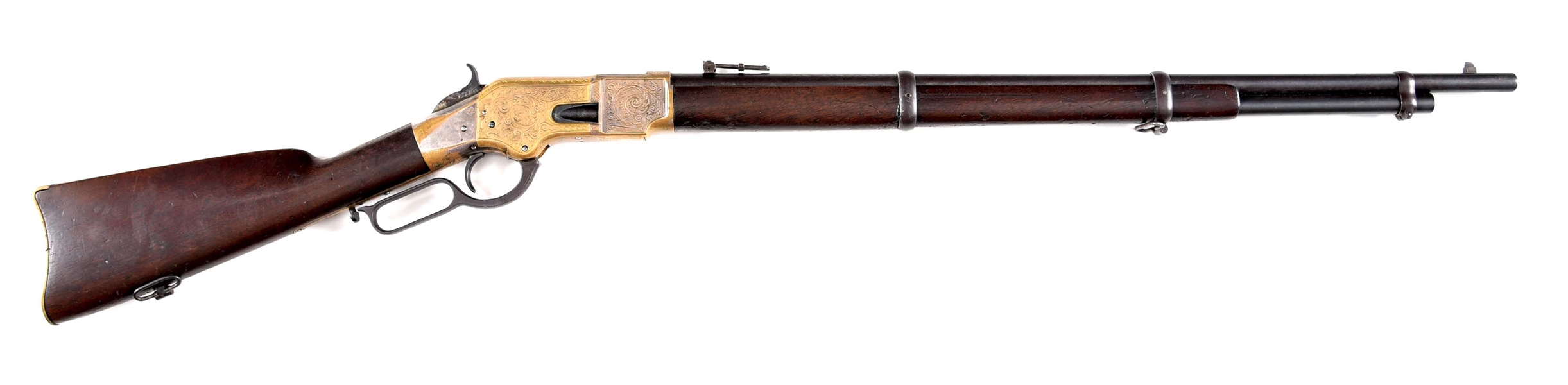 (A) PERIOD ENGRAVED WINCHESTER MODEL 1866 MUSKET