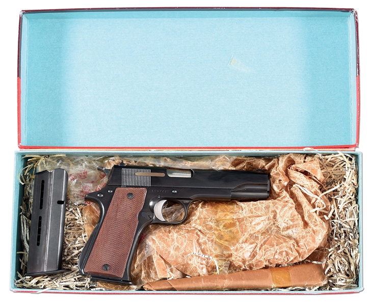 (M) SCARCE STAR MODEL MMS 7.63MM (.30 MAUSER) SEMI-AUTOMATIC PISTOL WITH STAR WOODEN STOCK/HOLSTER AND BOX.