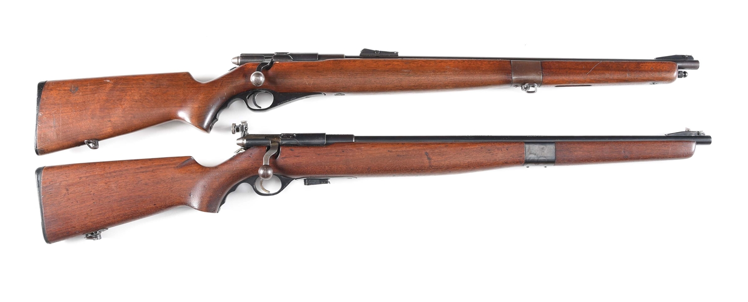 (C) LOT OF 2: MOSSBERG 46M AND 42MB BOLT ACTION RIFLES.