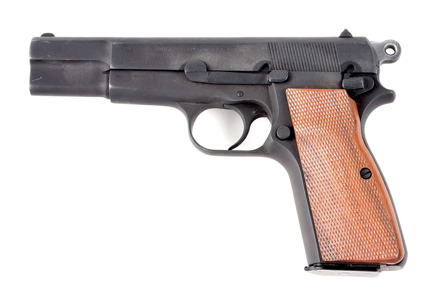 (C) ARGENTINE BUENOS AIRES POLICE MARKED FN HIGH POWER SEMI-AUTOMATIC PISTOL. 
