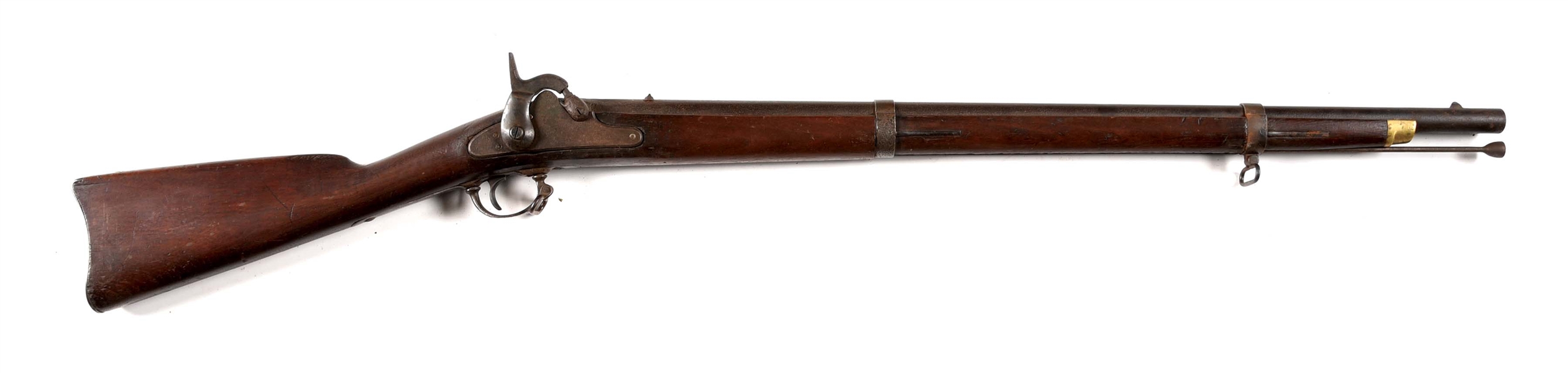 (A) COMPOSITE CS RICHMOND TYPE II PERCUSSION SHORT RIFLE MUSKET DATED 1862.