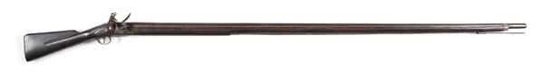 (A) EXTREMELY LONG FLINTLOCK FOWLER WITH EAST INDIA 1787 DATED LOCK.