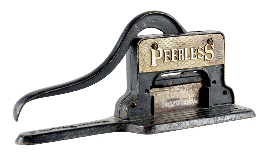 PEERLESS TOBACCO CUTTER.