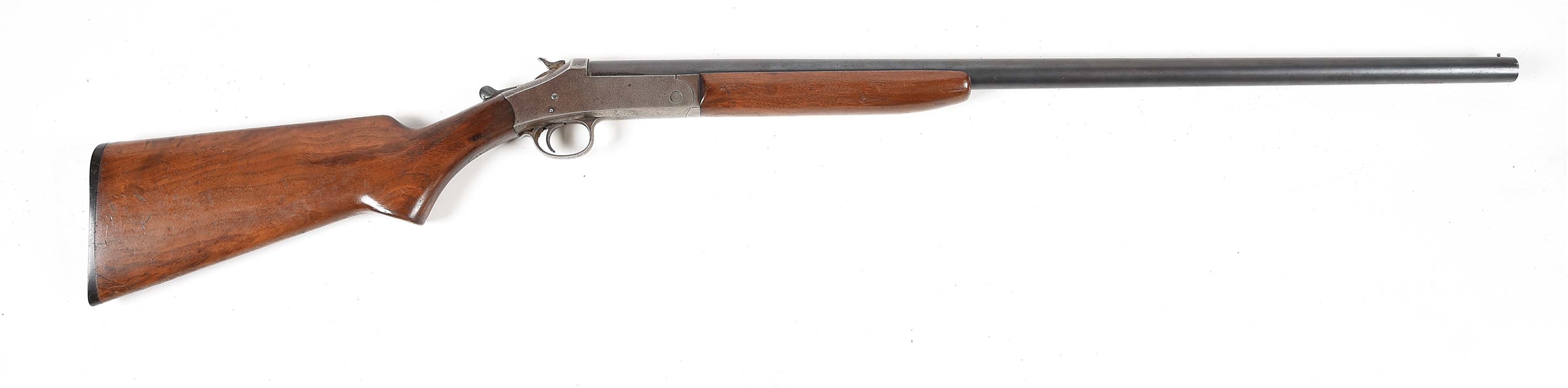(C) HARRINGTON & RICHARDSON MODEL 1908 SINGLE SHOT SHOTGUN.