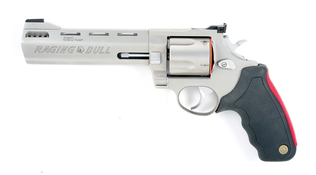 (M) TAURUS RAGING BULL .480 RUGER REVOLVER WITH BOX.