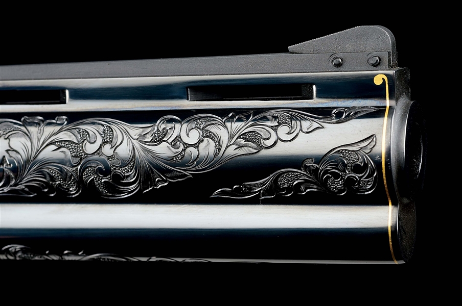 Lot Detail - (M) HOWARD DOVE ENGRAVED COLT PYTHON IN STYLE OF COLT ...