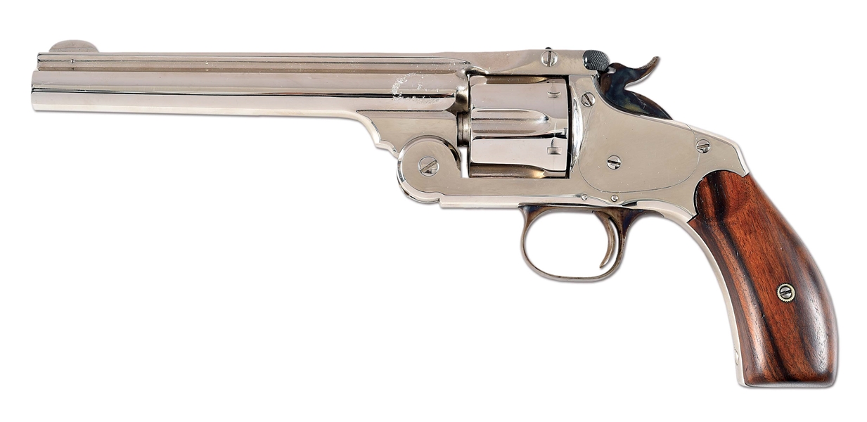 (A) SMITH AND WESSON NO. 3 REVOLVER WITH AMMO.