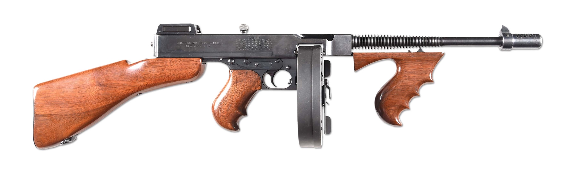 (N) EXCEPTIONALLY HANDSOME COLT THOMPSON 1921/28 NAVY MACHINE GUN (CURIO & RELIC).