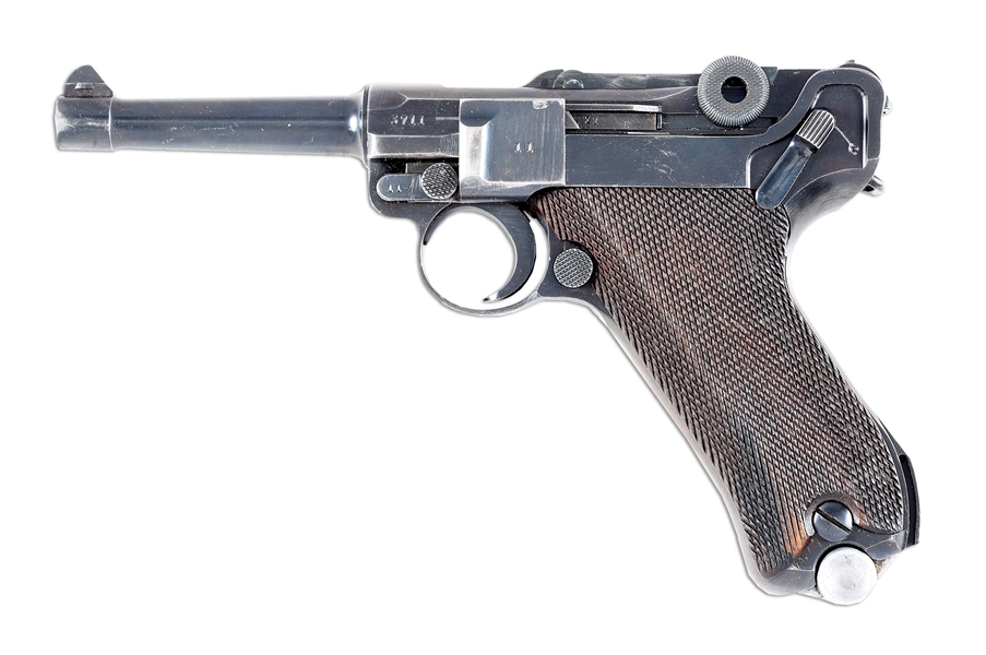 (C) MAUSER S/42 1938 DATE CODE SEMI-AUTOMATIC PISTOL WITH HOLSTER.