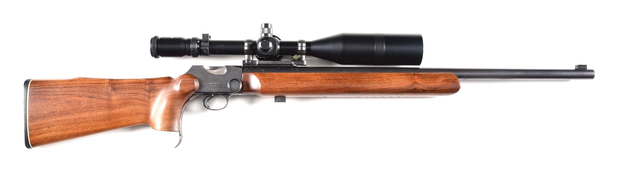 (M) BSA MARTINI TARGET RIFLE IN .22 LR WITH TASCO SCOPE.