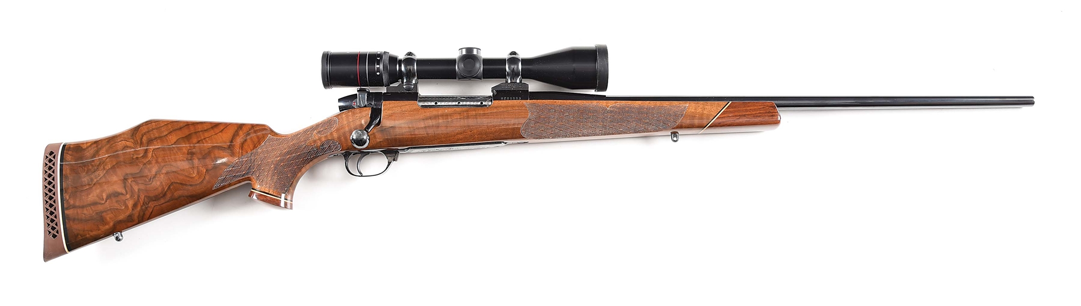 (M) WEATHERBY MARK V BOLT ACTION RIFLE IN .270 WEATHERBY MAGNUM.