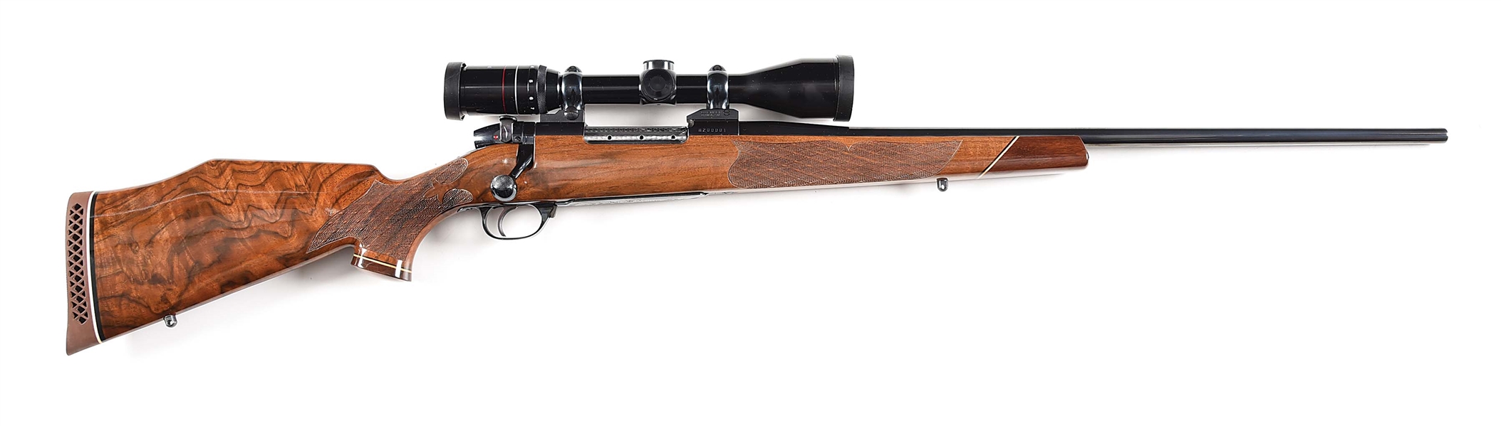 (M) WEATHERBY MARK V BOLT ACTION RIFLE IN .240 WEATHERBY MAGNUM.