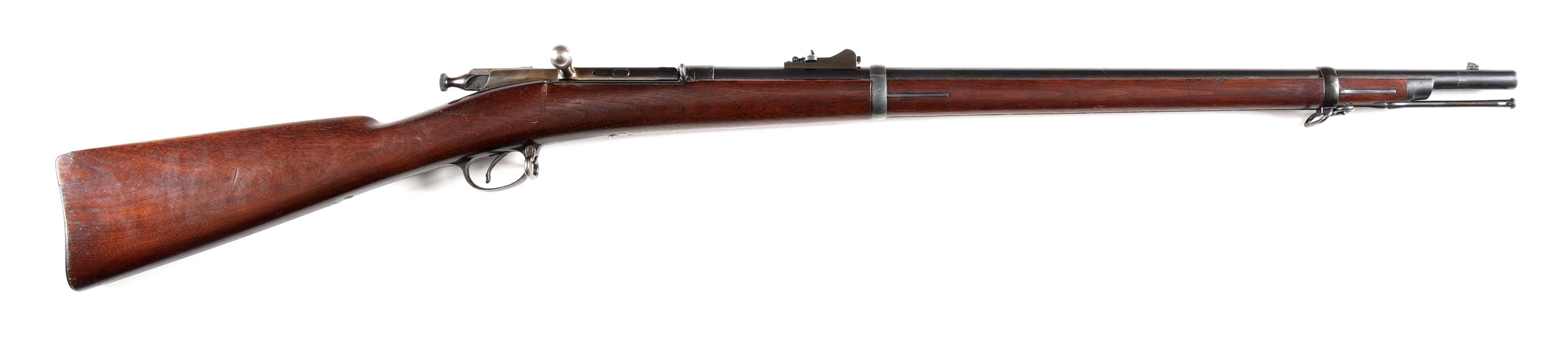 (A) SCARCE US SPRINGFIELD MODEL 1882 CHAFFEE-REESE BOLT ACTION RIFLE DATED 1884.