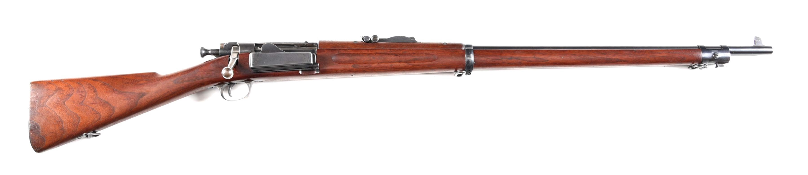 (C) HIGH CONDITION US SPRINGFIELD MODEL 1898 KRAG BOLT ACTION RIFLE.