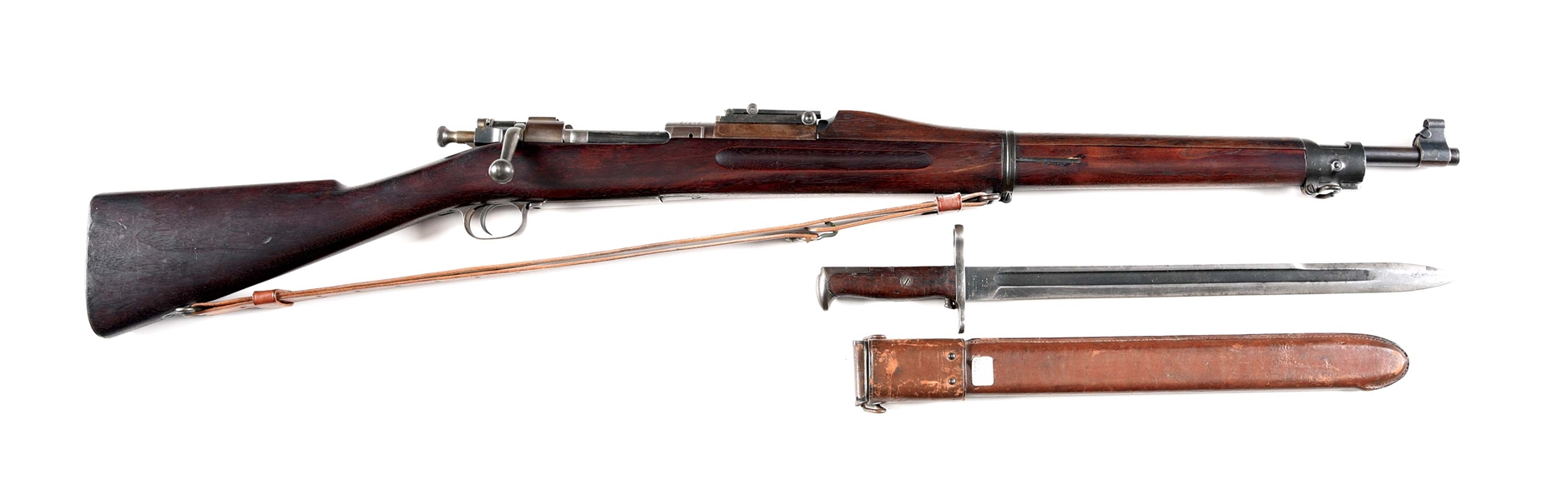(C) US SPRINGFIELD MODEL 1903 30-03 CALIBER BOLT ACTION RIFLE WITH 1905 MODIFICATION.