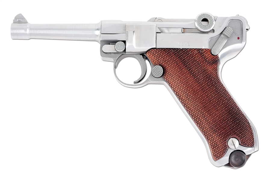 (M) MITCHELL ARMS AMERICAN EAGLE LUGER SEMI AUTOMATIC PISTOL.