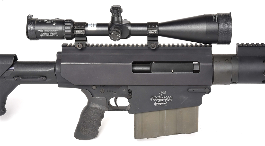 Lot Detail - (M) BUSHMASTER BA50 .50BMG BOLT ACTION RIFLE WITH COUNTER ...