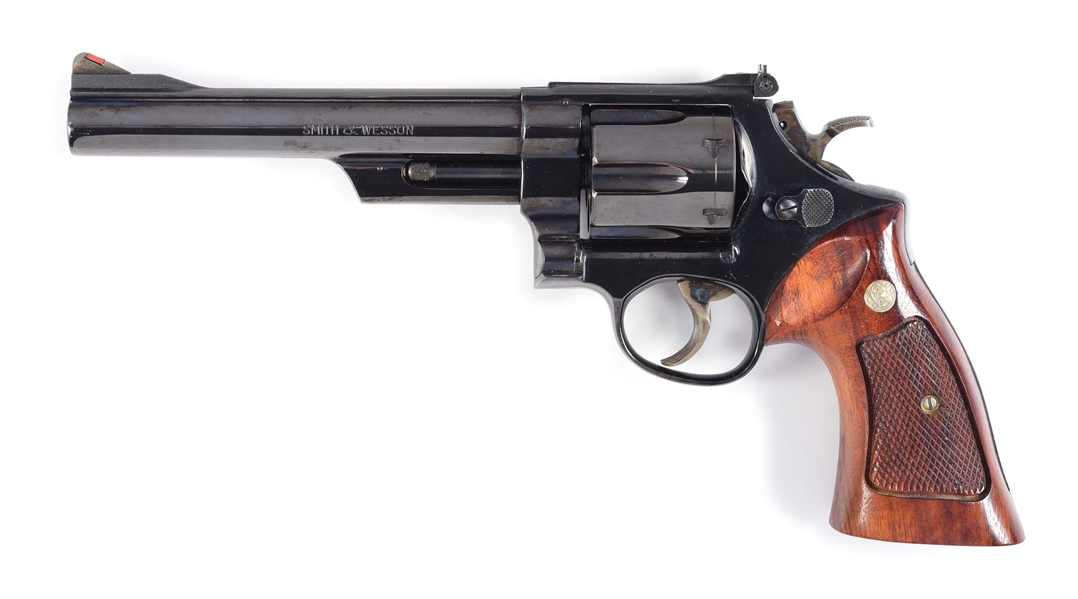 (C) SMITH & WESSON MODEL 29-2 DOUBLE ACTION REVOLVER.
