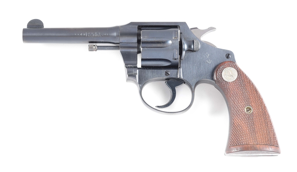 (C) COLT POLICE POSITIVE .38 REVOLVER WITH BOX 