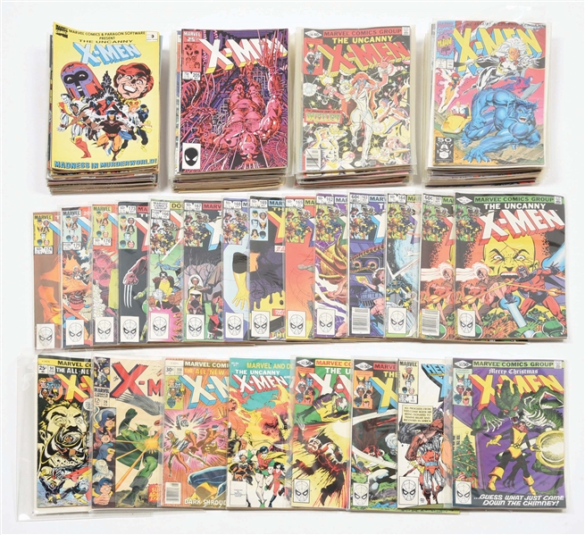 APPROXIMATELY 75 VARIOUS X-MEN AND OTHER X-MEN-RELATED COMIC BOOKS.