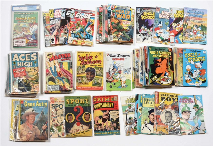 APPROXIMATELY 75 VARIOUS COMIC BOOKS.