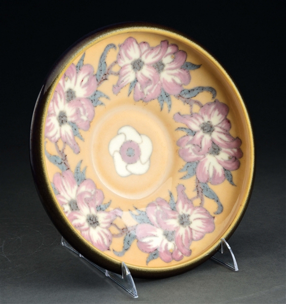 ROOKWOOD POTTERY CHARGER DESIGENED BY SARAH SAX.