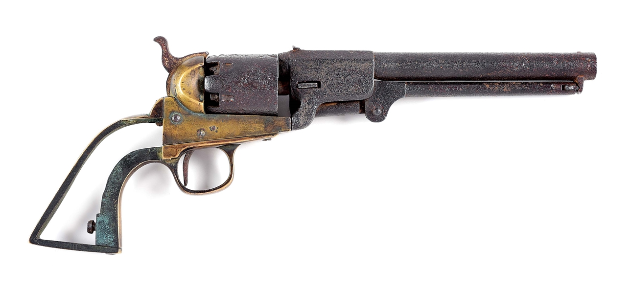 (A) RELIC CONFEDERATE GRISWOLD & GUNNISON PERCUSSION REVOLVER RECOVERED IN VIRGINIA.