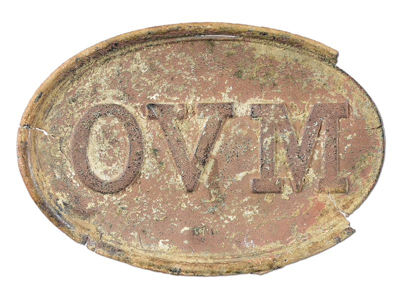 Medium size OVM (Ohio Volunteer Militia) belt plate | Barnebys