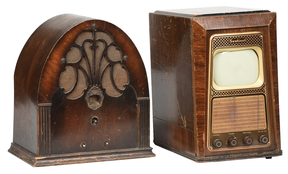 LOT OF 2: EARLY TELEVISION AND RADIO.