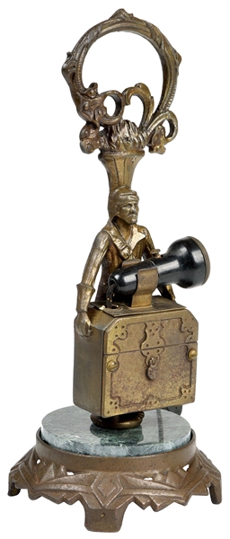 FIGURAL CIGAR LIGHTER BY D. BLOCH & COMPANY. 