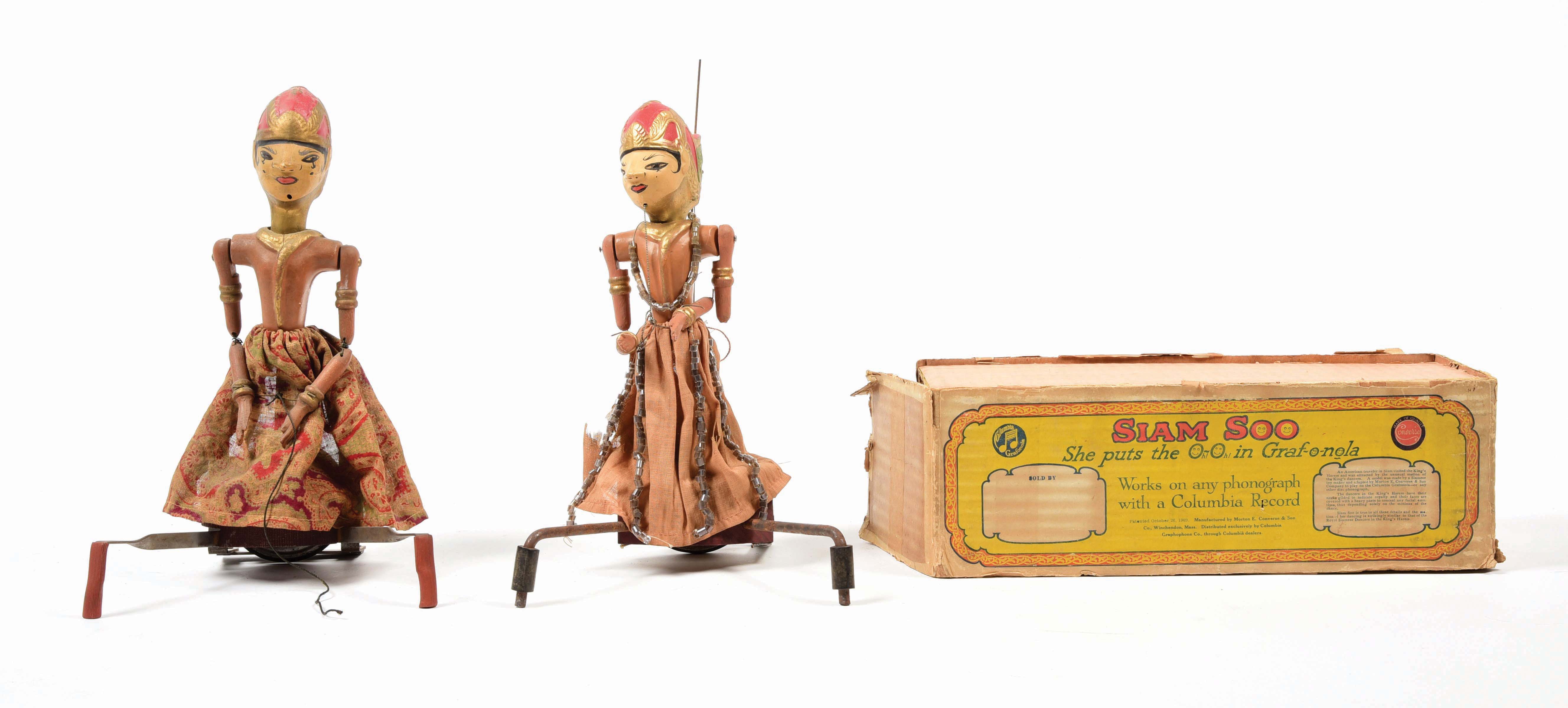 Lot Detail - LOT OF 2: SIAM SOO PHONOGRAPH TOYS.