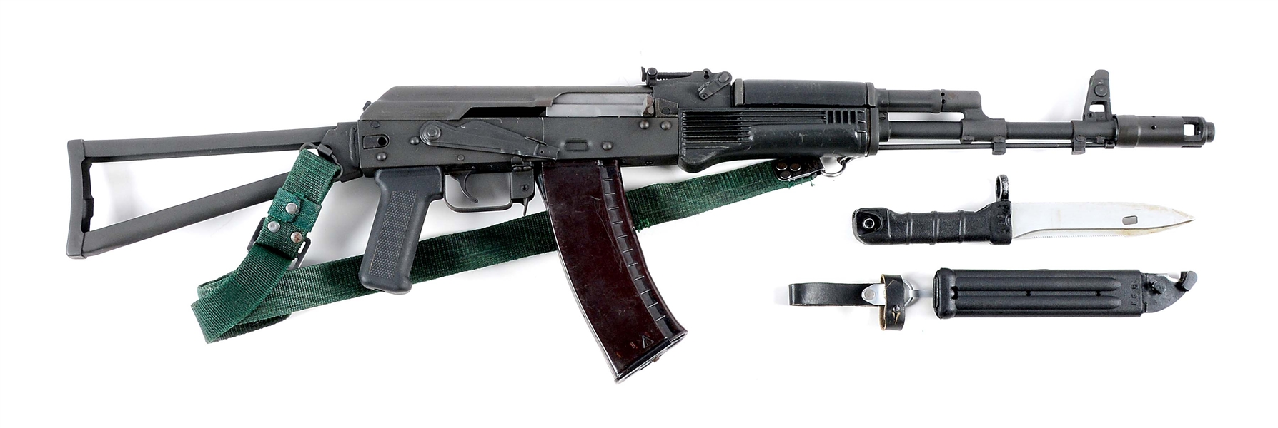 (M) BULGARIAN NODAK SPUD NDS-2SF AK74S SEMI AUTOMATIC RIFLE WITH 2800 ROUNDS OF AMMUNITION AND ACCESSORIES.