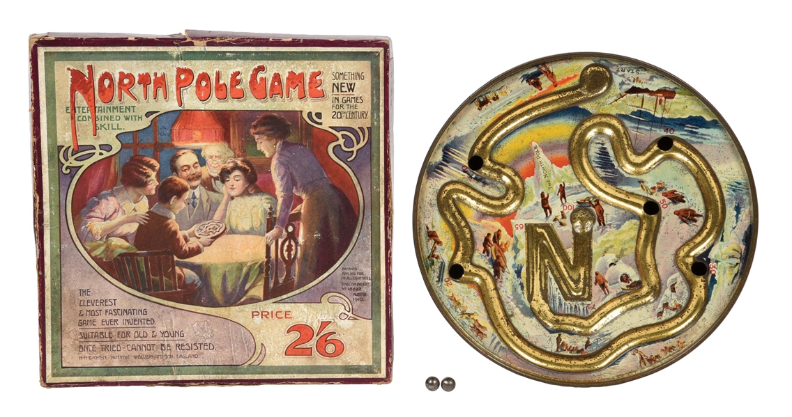SCARCE EARLY NORTH POLE GAME.