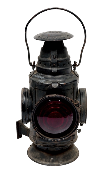 DRESSEL 4-LENS MARKER LAMP, BELLBOTTOM-STYLE.