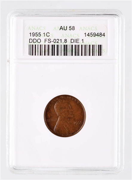 1955/55 LINCOLN DOUBLE-DIE CENT.